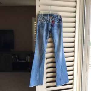 🦋🌹RARE True Religion Disco Joey Wildcat Blue🌹🦋